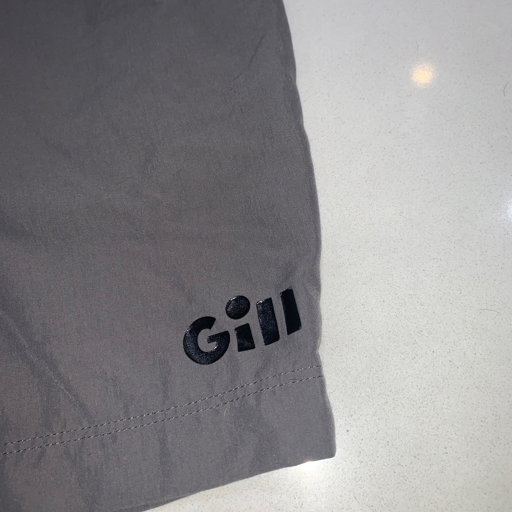 Gill Shorts Mens Gray XS Nylon Outdoor Boating Sail Sports Hiking Casual Travel